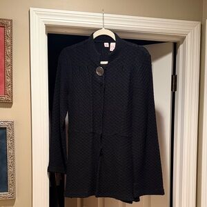 Vintage Anthropologie Knit Elegant Black Women's Jacket